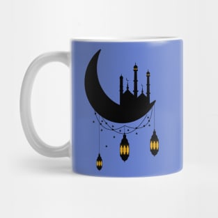 Ramadan Mosque Moon Lanterns Mug